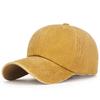 Washable and Aged Glossy Cap for Men, Multi-color Soft-top Coated Fabric Sunshade Baseball Cap
