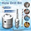 Shank Durable Drill Bit 65mm Wall Hole Saw 1 Rod For Concrete Cement Stone 10/200/350mm New
