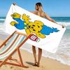 Bamse Print Beach Towel, Large Soft Quick Dry Towel for Beach Camping Swimming
