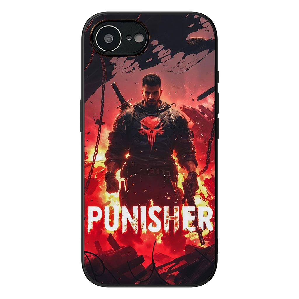 Die Marvel Punisher Schädel Hülle Handyhülle für Samsung Galaxy A56 A26 A36 A10 A20 A30 A31 A32 A50 A51 A52 A53 A33 A12 A14 Hülle