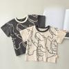 Baby Clothes Casual Short-sleeved T-shirt Summer Boys Girls Baby Children Children Summer Half-sleeves