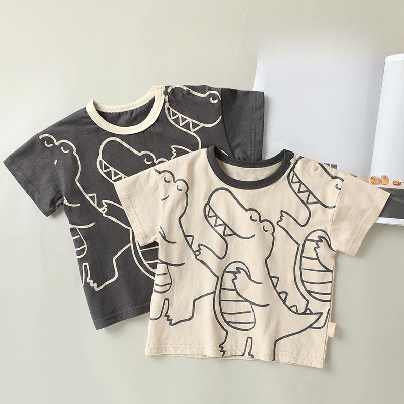 Baby Clothes Casual Short-sleeved T-shirt Summer Boys Girls Baby Children Children Summer Half-sleeves