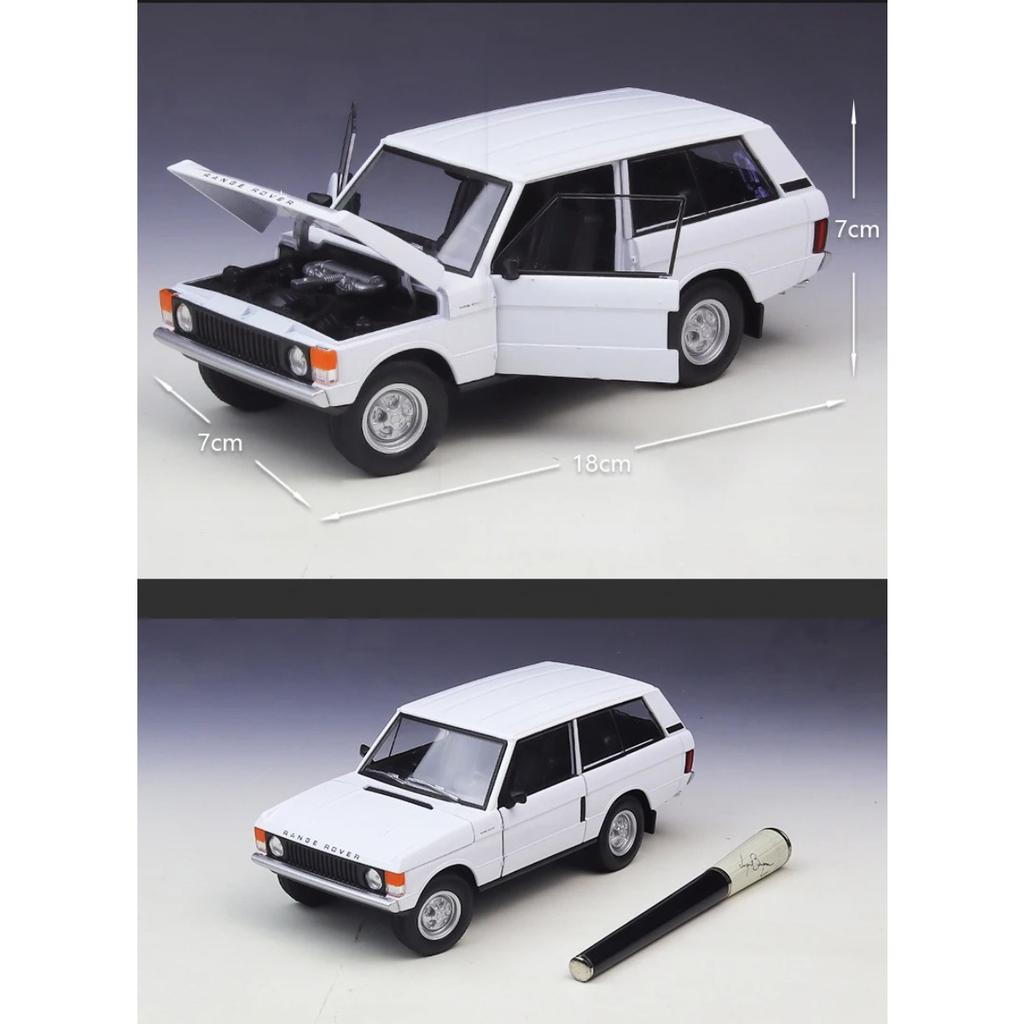 WELLY 1/24 1970 Land Range Rover SUV Alloy Car Model Diecasts Metal Off-road Vehicles Car Model Simulation Collection Kids Gifts