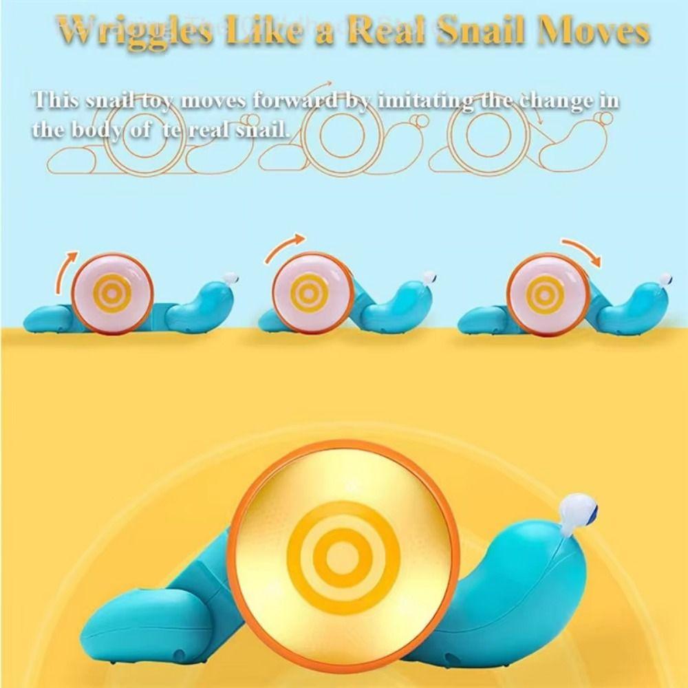 Learning To Walk Pull String Snail Car Toy Baby Walker Pull-Along Snail Toy  For Children