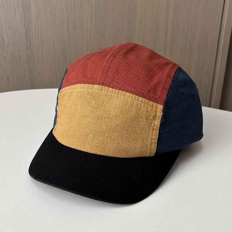 Retro Splicing Baseball Cap Outdoor Quick-drying Sports Cap Summer Light and Breathable Men's and Women's Sunscreen Hats