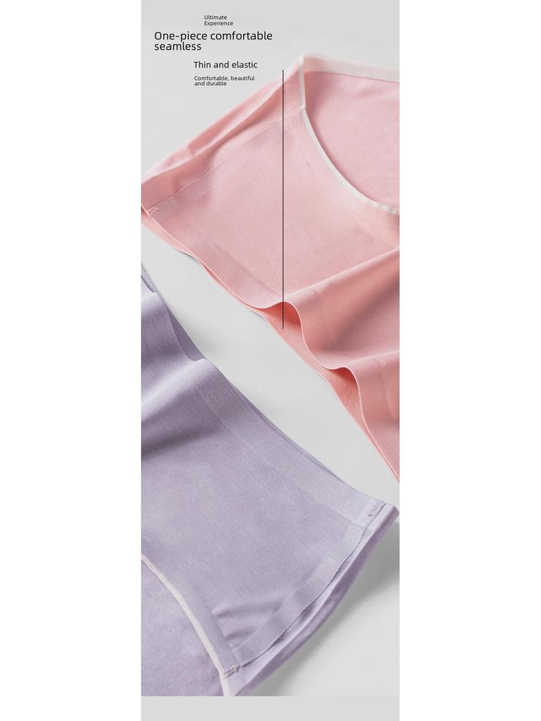 Xiannei Women's Seamless Antibacterial Mulberry Silk Briefs