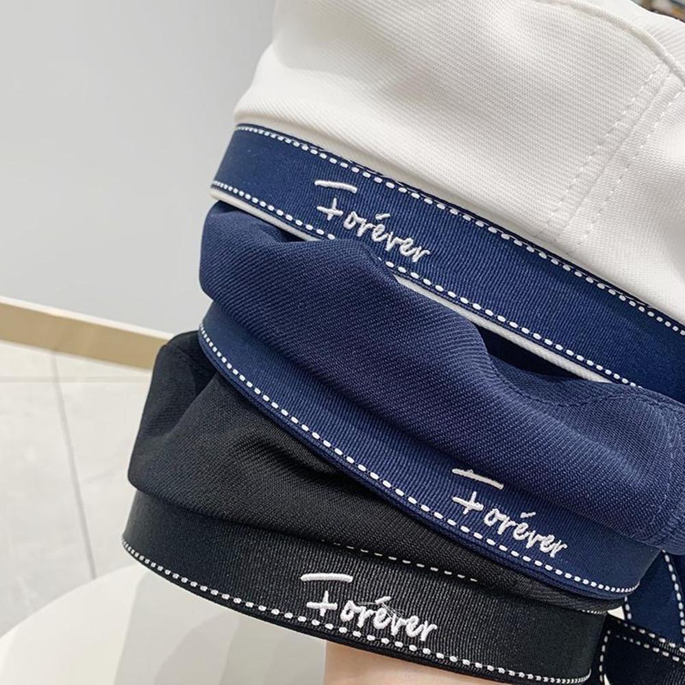 Japanese Sweet Beret Hat Blue White Sailor Hat Summer UV Protection Dome Cap Bowknot Bow Uniform Cap Woman Fashion Accessories