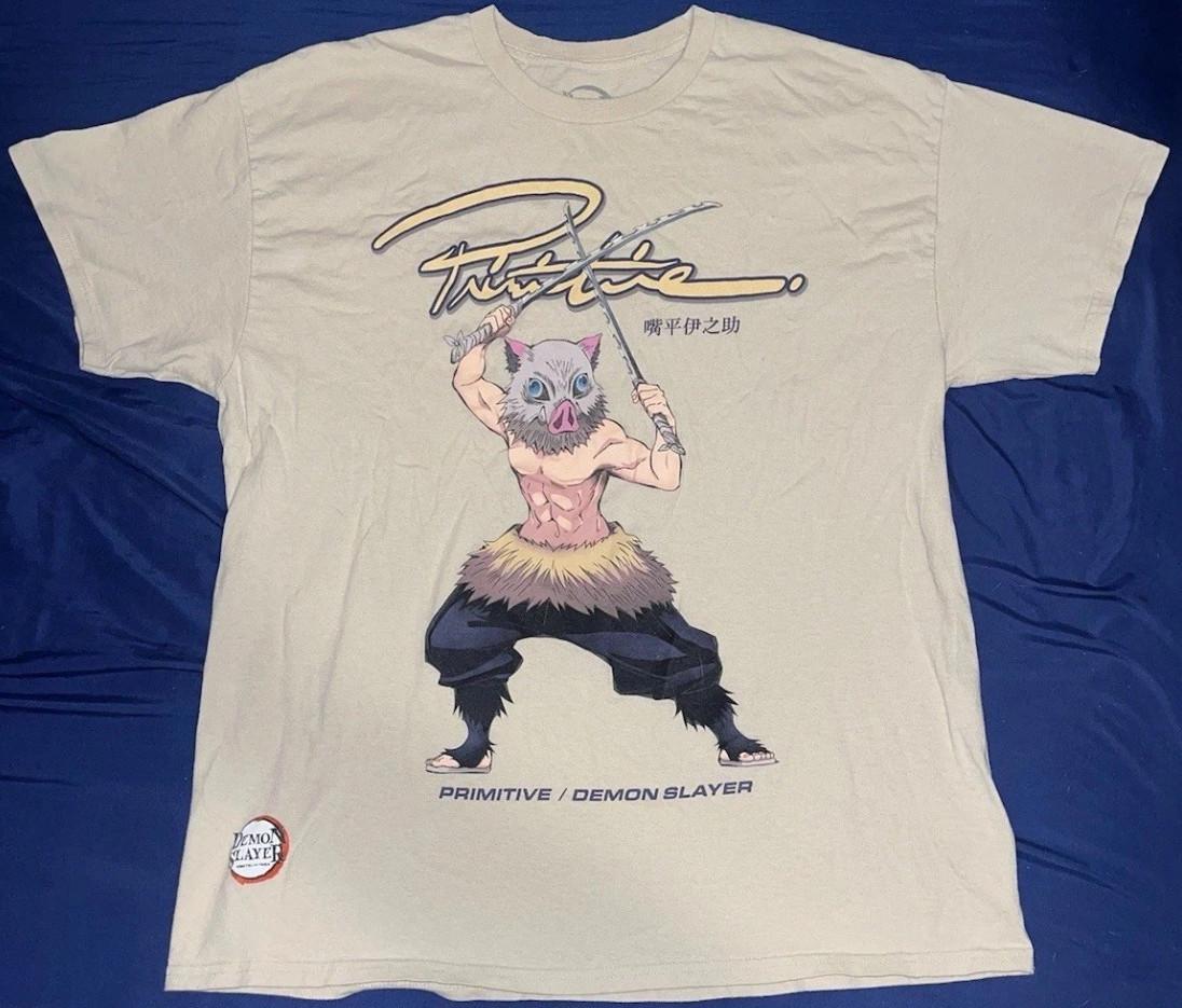 HOT HOT PRIMITIVE x DEMON SLAYER - INOSUKE T Shirt Mens Womens Tees Top TEE S