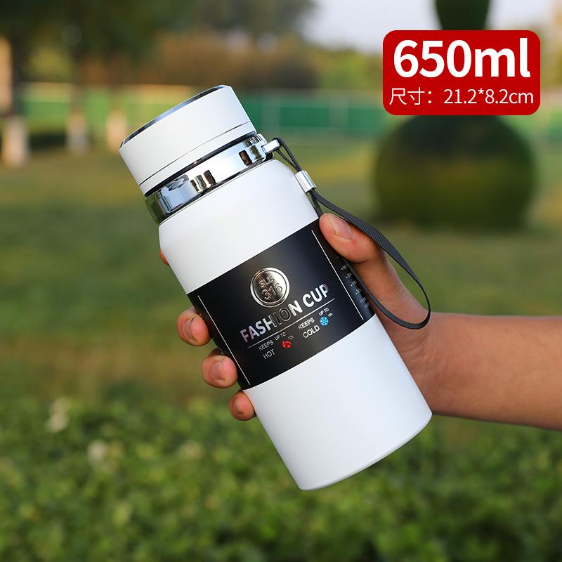 

New 316 Thermos cup large-capacity high-end water cup hit style thermos cup tea cup outdoor car