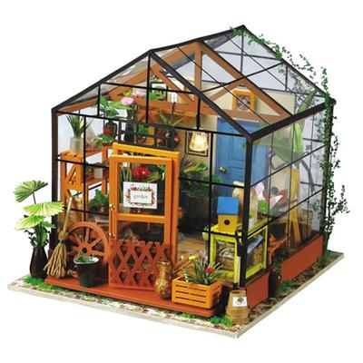 Kit de modelo de jardín en miniatura Robotime DIY (La flor de Cathy)
