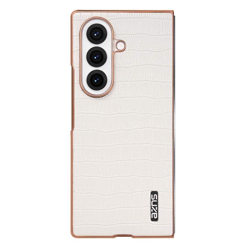Alligator Pattern Phone Case For Samsung Galaxy Z Fold 7 6 5 4 5G PC Hard Shell Protective Phone Case Fold7 Back Cover