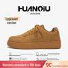 Globale Herren Atmungsaktive Mode Sneaker ZHQ-HY096: Frühlingsstil, Höhenverstärkend, Lässige Schuhe mit dicker Sohle.