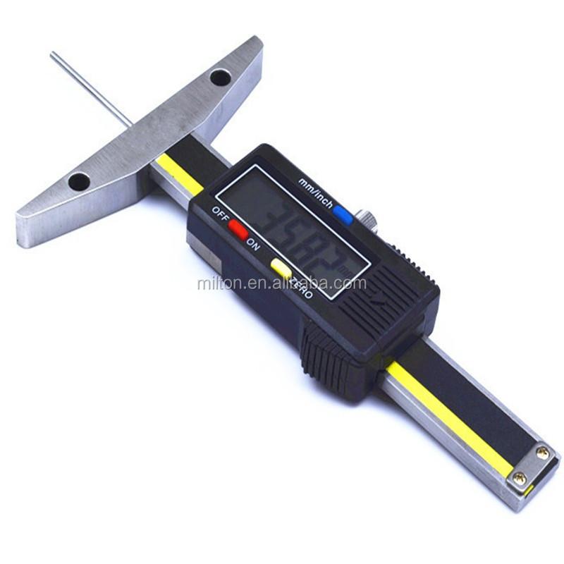 0-50mm Digital Depth Gauge With Thin Rod Digital Thin Rod Depth Gauges 0-50mm