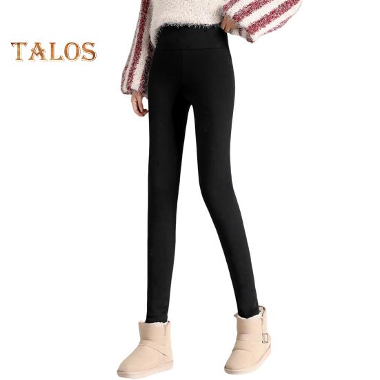 Women Leggings High Elastic Warm Thickened Velvet Lined Sports Pants Butterflies Pattern Yoga Tights Daily Wear