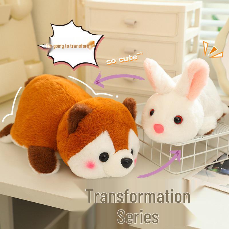 

Плюшевая игрушка Лиса Красная панда - Милая мягкая кукла, Подарок на день рождения, Серия Трансформация. 25 cm