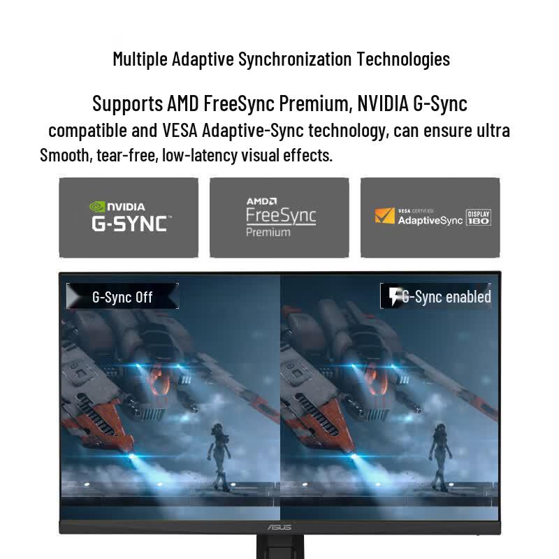 ASUS TUF Gaming VG279Q3A 27-inch 180Hz QHD IPS Gaming Monitor CN plug (adapter included)