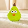 Boredom Relief Pet Toy Squeaky Pear Dog Toy, Latex Chew Anxiety Interactive Fetch Teeth Cleaning for Aggressive Chewers Durable Teething