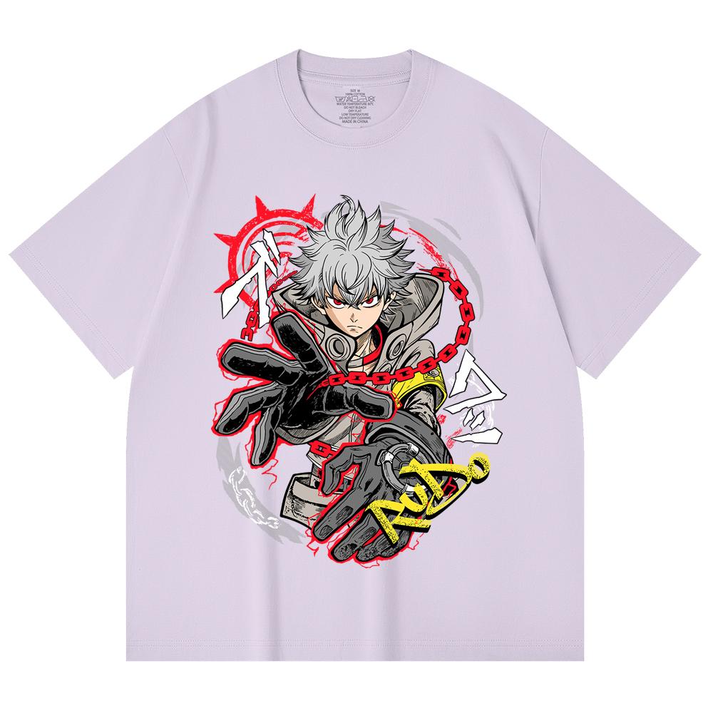 230 Gsm 100% Cotton Gachiakuta V12 Rudo Print Unisex Heavy Cotton T Shirt