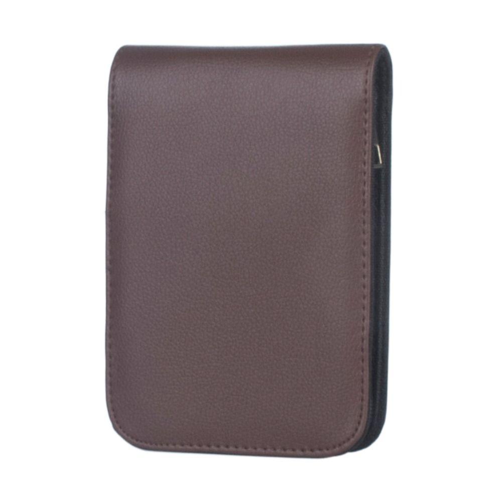 Faux Leather Pen Storage Box Roller Pen Holder Pen Container Bag Pens Zipper Case Fountain Pen Case