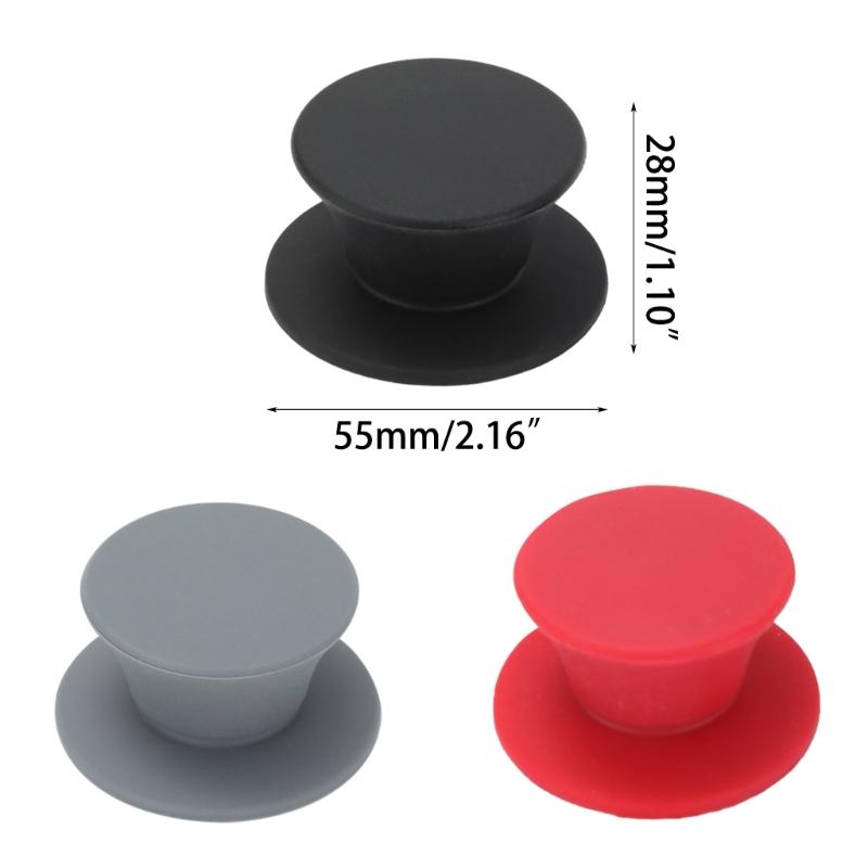 Durable Silicone Pan Cover Silicone Pot Lid Knob Convenient Grip Kitchenware Accessories Perfect for Cooking Enthusiasts