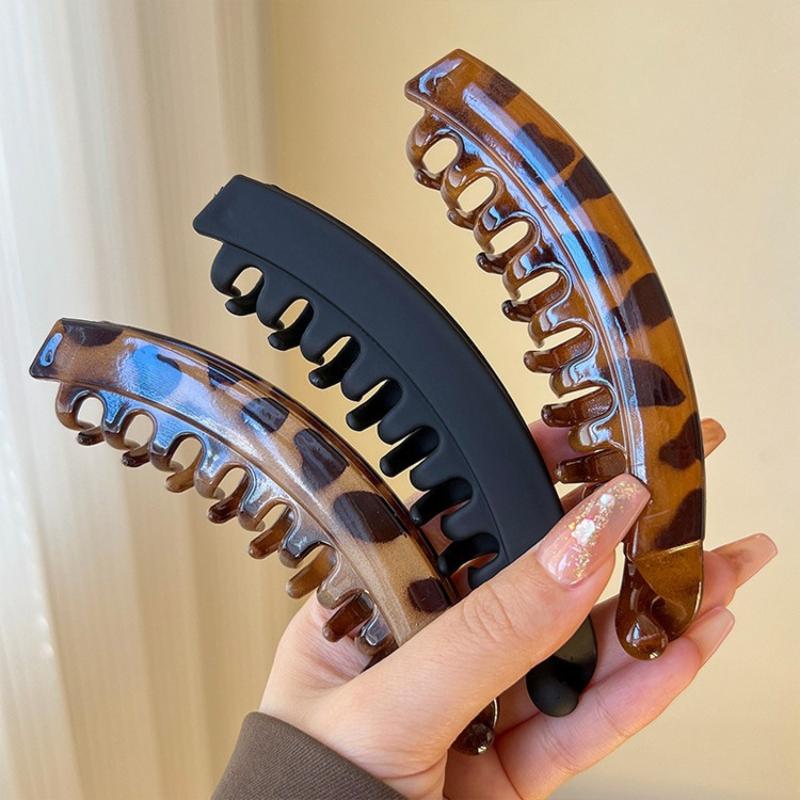 Matte Bananen-Haarspange, Fischförmige Haarnadel, Pferdeschwanz-Stirnband für Frauen, Haarschmuck, Haarklammern, Mädchen, Haarspangen, Kopfbedeckungen