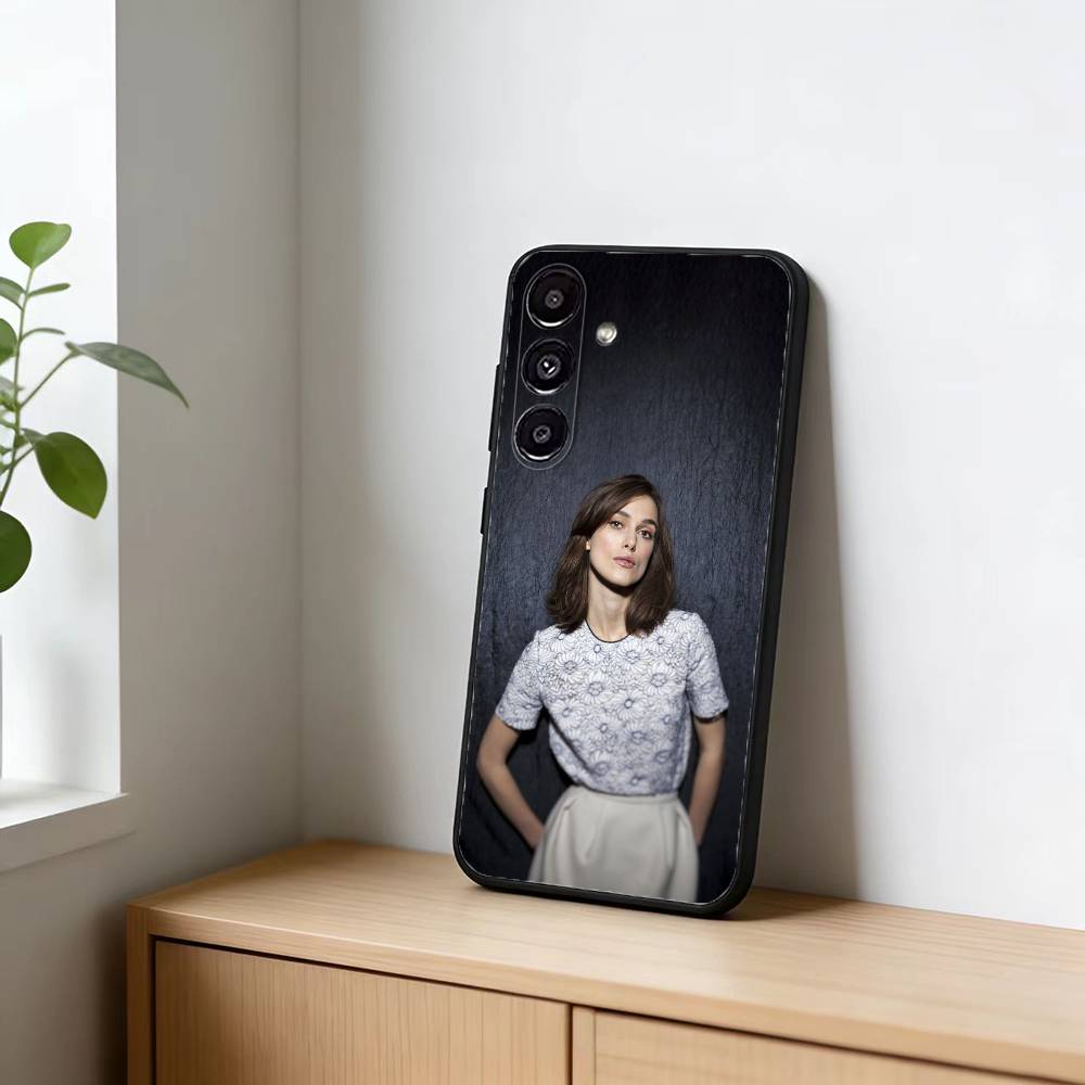 Keira Knightley Phone Case For Samsung Galaxy A20,21s,22,31,32,52,53,72,73,80,91 Soft Black Shell