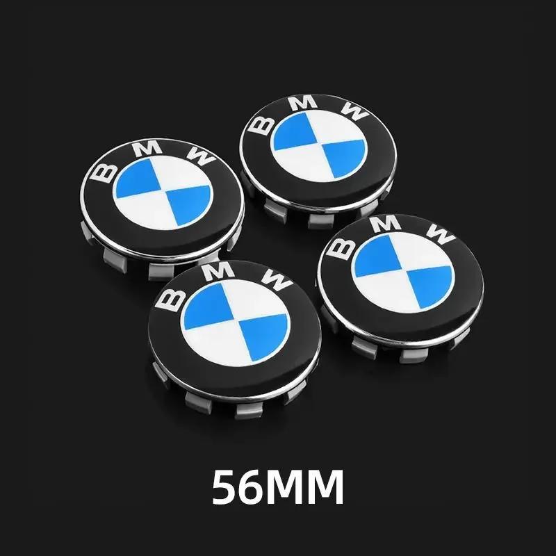 

For BMW New 2025 4Pcs 56/68MM Car Wheel Center Hup Caps Wheel Cover For BMW M Performance X1 X2 X3 X4 F10 F30 F20 F25 E90 E46 E3