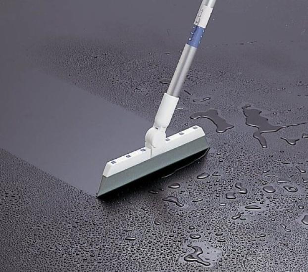 in Teramoto Effect Rubber Broom Short Handle 28cm [Made Japan]
