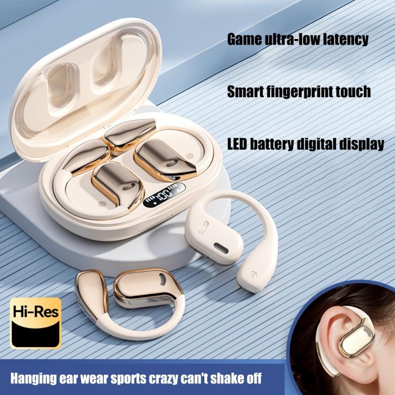 Open Ear Earbuds Open Ear True Wireless Headphone Bluetooth-compatible Headphone Earphones IPX5 Waterproof for Home