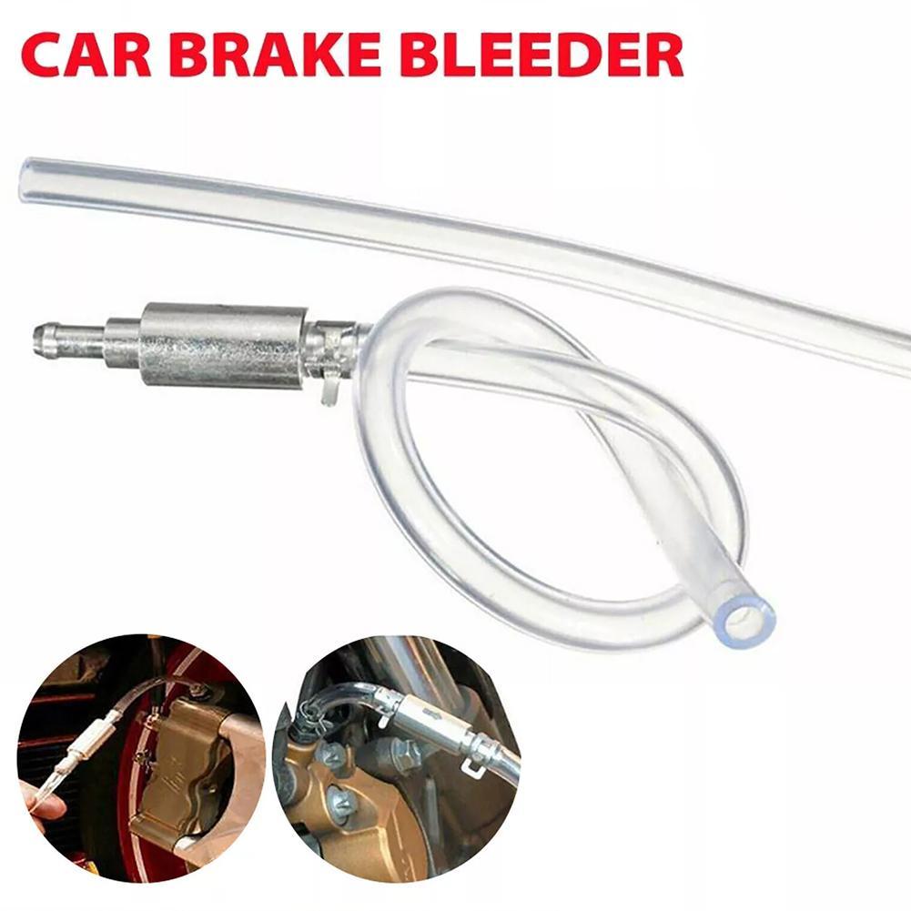 Hydraulic Brake Bleeder Tool Lockable Automotive Brake Check Hose With Bleeding Fluid One Non Valve Return Bleeder Way H9N9