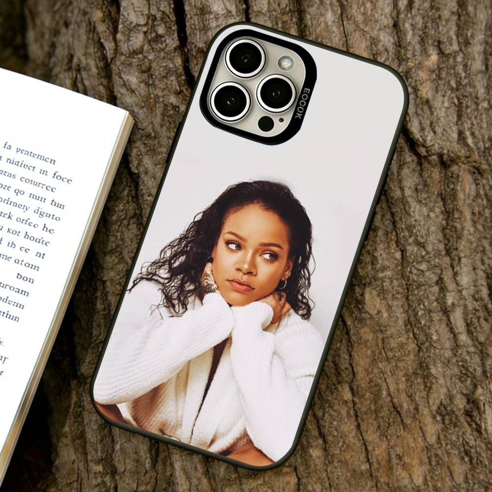 

Singer Rihanna Phone Case For iPhone 17,16,15,14,13,12,11 Plus,Pro Max,XS,Colorful Silver Phone case Funda Cover iPhone17Pro