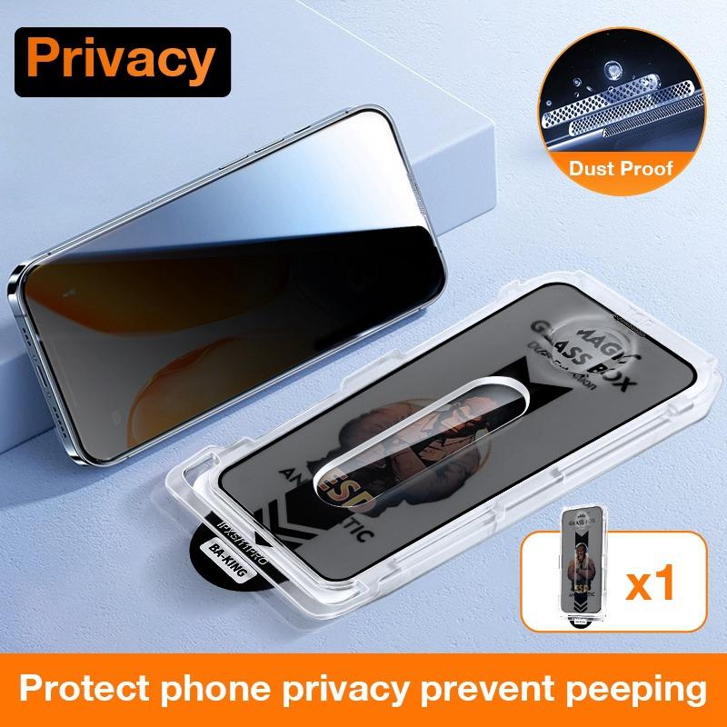 HD/Privacy 9H Screen Protector Tempered Glass Cover For IPhone 17 Air 16E 15 14 Plus 13 Pro Max Easy Installat Dust Free Kit Set