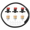 Fuel Shut-Off Valve Fuel Filter Line Intake Hose Assembly Kit 698183 For Small Engine Lawn Mowers