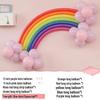 DIY Regenbogen-Ballondekoration für die erste Geburtstagsparty