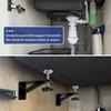 4 Pcs Undermount Sink Brackets, Undermount Sink Support, Undermount Sink Repair kit, Sink Bracket for Kitchen, Undermount Sink Brackets for Narrow