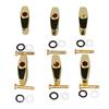 6Pcs Guitar Tuning Peg Buttons Metal Stable Universal Tuner Buttons Replacement for Acoustic