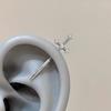 Náušnice v tvare kríža s mečom pre ženy Mužov Punk Zirkónové Plovúce Helix Piercing Šperky do chrupavky ucha Darčeky pre páry