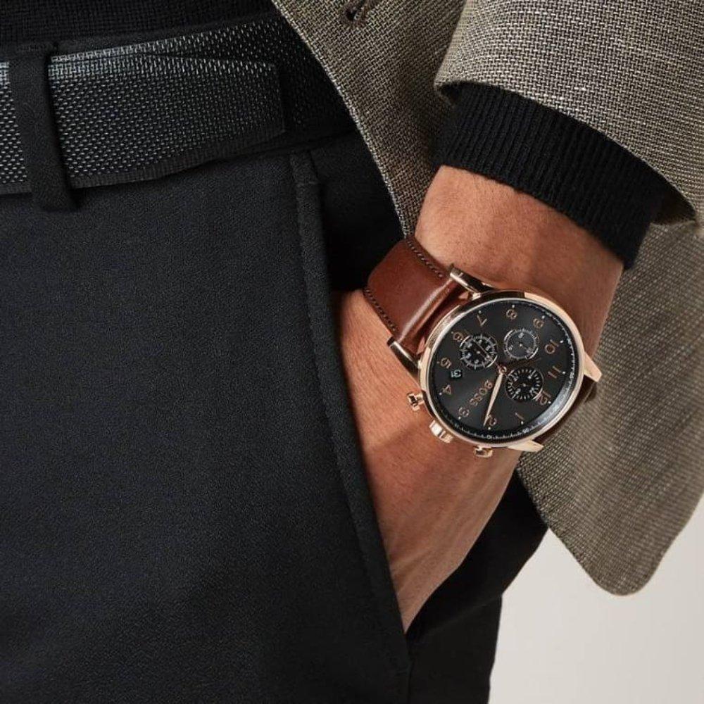 Hugo Boss 1513496 Męski Zegarek Chronograf Navigator