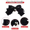 2PCS Lolita Bow Hair Clips Barrettes Cosplay Accessories Fashion Anime Gothic