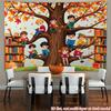 2D flat printing party banner 1 piece Qiu Shu reading background banner High-definition printed backgroundzyc
