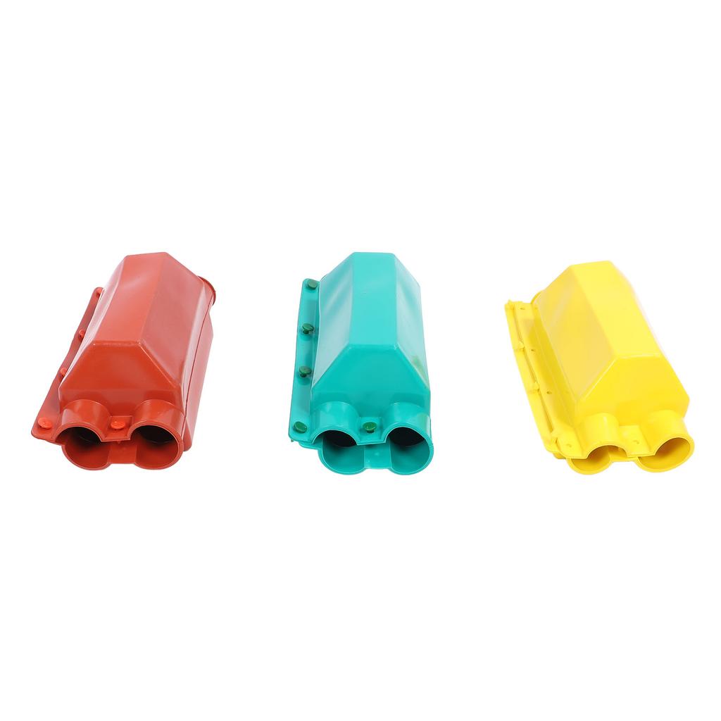 3PCS Cable Terminal Insulation Cover Silicone Rubber Connector Protective Sleeve 10KV Withstand