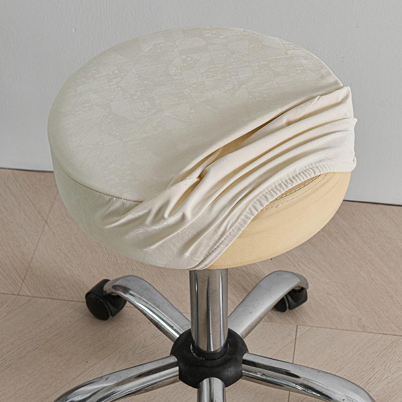 Stool Cover Round Bar Stool Cover Waterproof Chair Slipcover With Elastic Cushion Round Bar Stool Seat Cover For Bar Round Chair