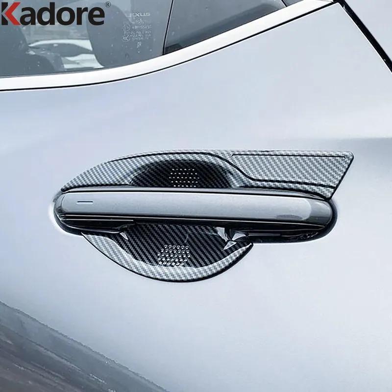 Door Handle Cover Trim For Lexus NX 250 350 350H 450H -2024 2025 Carbon Fiber Car Side Door Handles Bowl Cup Accessories