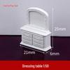 1:50 Scale White ABS Furniture Set for Architectural Model Interior Layout