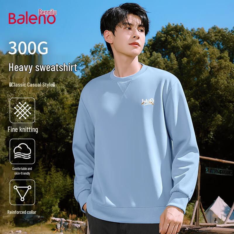 Baleno Men's Loose Fit JPB Graffiti Crewneck Sweatshirt