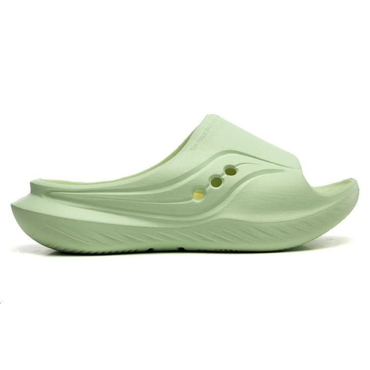 Saucony Cradle Lightweight Comfortable Non-Slip Durable Slide Sandals Unisex Sandals Green S28901-5