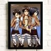 Japanese Anime Attacks Titan Posters, Decorative Prints, Murals, Cafes, Decorative Oil Paintings