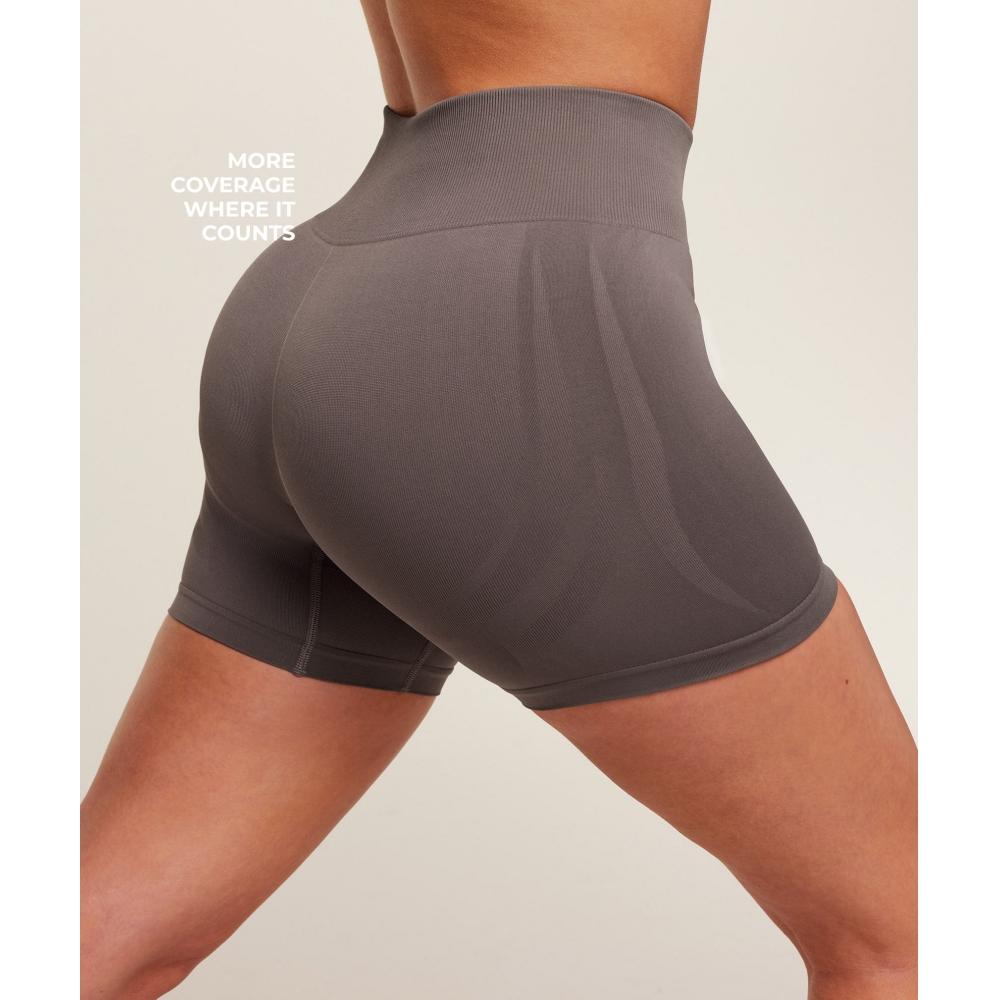 Gymshark Everyday Seamless Shorts 2.0 Cool Brown B6b3f Nbzg
