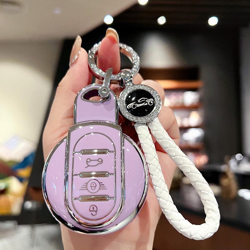 Applicable BMW mini key case countryman cooper key case f54f55f56F60 shell ring female