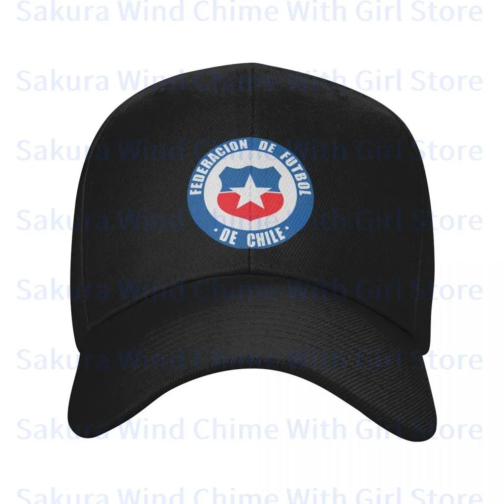 Fashion Chile National Football Team Baseball Cap for Men POLYESTER Hats Adjustable Hat Casual Truck Driver Hat